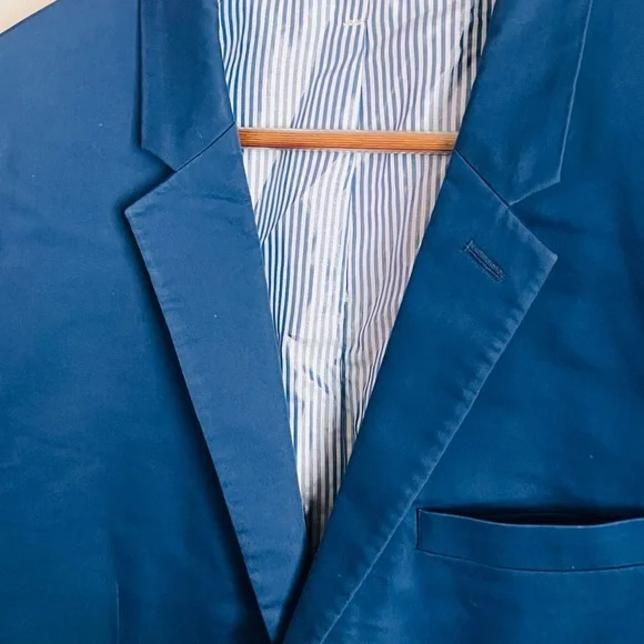 Express Men's 3 Piece Blue Suit